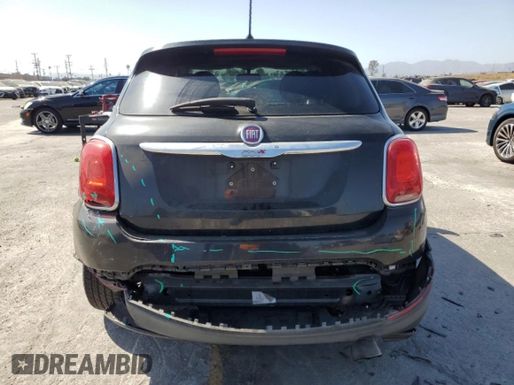 2016 FIAT 500X Easy with VIN ZFBCFXBT1GP477763, listed as a Copart auction lot 61653045 with 114,447 mi miles and Salvage title. Bid and sale history available at DreamBid. Image 6.