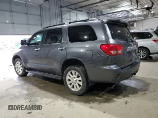 2012 Toyota Sequoia Platinum with VIN 5TDDY5G10CS061713, listed as a Copart auction lot 83435424 with 246,330 mi miles and Salvage Title. Bid and sale history available at carsss.com. Image 2.