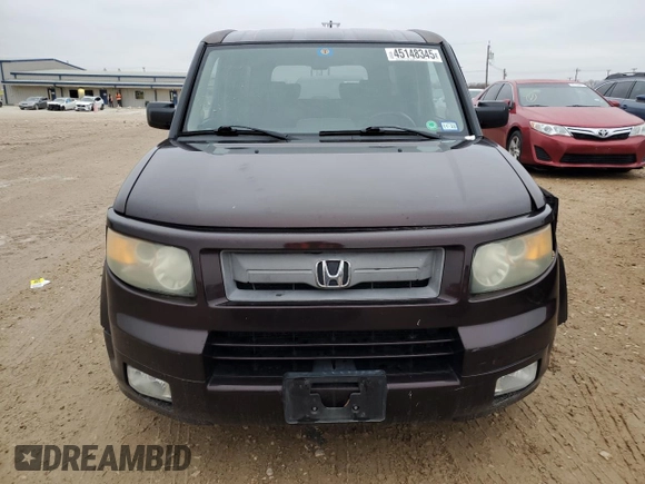 2007 Honda Element with VIN 5J6YH17997L007750, listed as a Copart auction lot 45148345 with 187,348 mi miles and Salvage Title. Bid and sale history available at DreamBid. Image 5.