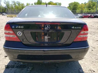 2007 Mercedes-Benz C 280 Luxury with VIN WDBRF92H97F921605, listed as a Copart auction lot 54670135 with 144,373 mi miles and Salvage title. Bid and sale history available at DreamBid. Image 6.