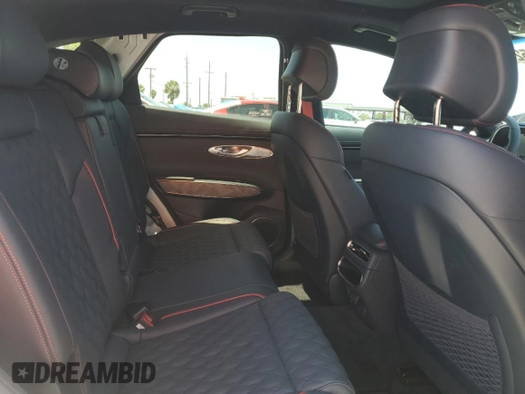 2025 Genesis GV70 Sport with VIN 5NMMCDTCXSH020362, listed as a Copart auction lot 52846135 with 7,124 mi miles and Non repairable. Bid and sale history available at DreamBid. Image 11.