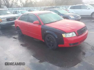 2004 Audi A4 1.8T with VIN WAULC68EX4A224462, listed as a IAAI auction lot 41705471 with 167,748 mi miles. Bid and sale history available at carsss.com. Image 1.