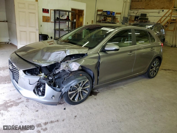 2020 Hyundai Elantra GT with VIN KMHH35LE8LU127294, listed as a Copart auction lot 44122104 with 15,093 mi miles. Bid and sale history available at carsss.com. Image 1.