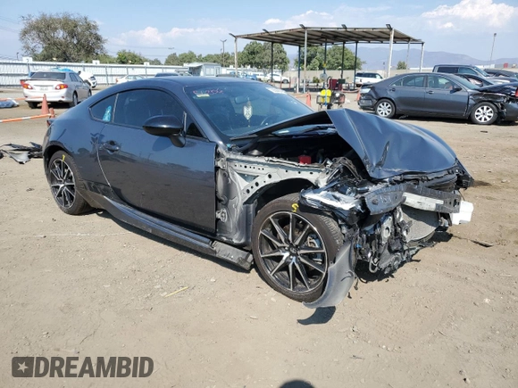 2023 Toyota GR86 with VIN JF1ZNBC10P8751206, listed as a Copart auction lot 70829864 with 42,304 mi miles and Salvage Title. Bid and sale history available at carsss.com. Image 4.