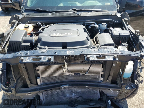 2016 Chevrolet Colorado 4WD WT with VIN 1GCGTBE36G1209591, listed as a Copart auction lot 58565535 with 115,134 mi miles and Salvage title. Bid and sale history available at DreamBid. Image 11.