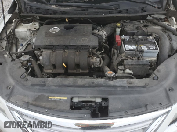 2014 Nissan Sentra SV with VIN 3N1AB7AP6EY255481, listed as a Copart auction lot 89181725 with 206,869 mi miles and Salvage Title. Bid and sale history available at DreamBid. Image 12.