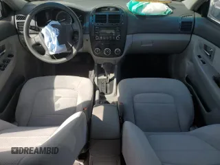 2007 Kia Spectra EX with VIN KNAFE121775460533, listed as a Copart auction lot 50873075 with 116,433 mi miles and Salvage Title. Bid and sale history available at carsss.com. Image 8.