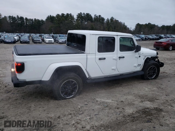 2022 Jeep Gladiator Overland с VIN 1C6HJTFG6NL168535, выставлен на аукционе Copart как лот 81087614 с пробегом 26 671 миль миль и Списание • Salvage title. История ставок и продаж доступна на DreamBid. Изображение 3.