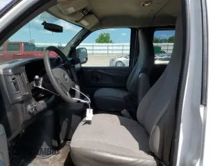 2013 Chevrolet Express Passenger LT with VIN 1GAZG1FG9D1189947, listed as a Copart auction lot 54183165 with 84,745 mi miles and Salvage title. Bid and sale history available at DreamBid. Image 7.