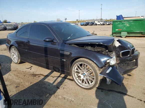2002 BMW 3 Series M3 with VIN WBSBL93472JR12777, listed as a Copart auction lot 74556924 with 80,614 mi miles and Clean Title. Bid and sale history available at DreamBid. Image 4.