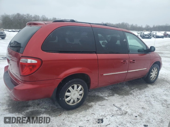 2007 Chrysler Town & Country Touring with VIN 2A8GP54L67R207318, listed as a Copart auction lot 46127425 with 57,155 mi miles and Salvage Title. Bid and sale history available at DreamBid. Image 3.