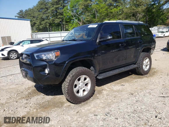 2018 Toyota 4Runner SR5 with VIN JTEBU5JR6J5577493, listed as a Copart auction lot 51286505 with 88,961 mi miles and Salvage Title. Bid and sale history available at DreamBid. Image 1.