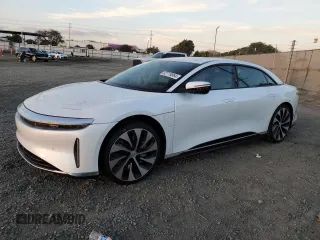 2023 Lucid Air Touring with VIN 50EA1TEA3PA002281, listed as a Copart auction lot 82719864 with 0 mi miles and Salvage Title. Bid and sale history available at carsss.com. Image 1.