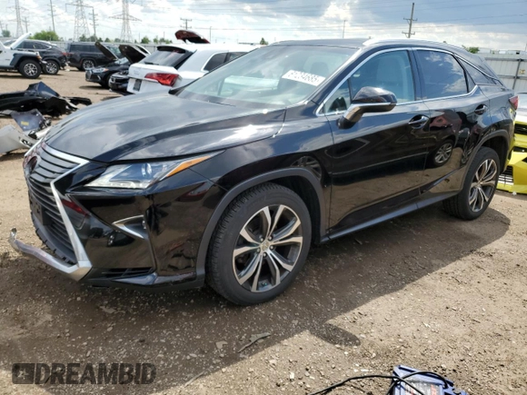 2017 Lexus RX 350 with VIN 2T2BZMCA3HC090428, listed as a Copart auction lot 61234685 with 83,933 mi miles and Salvage title. Bid and sale history available at DreamBid. Image 1.