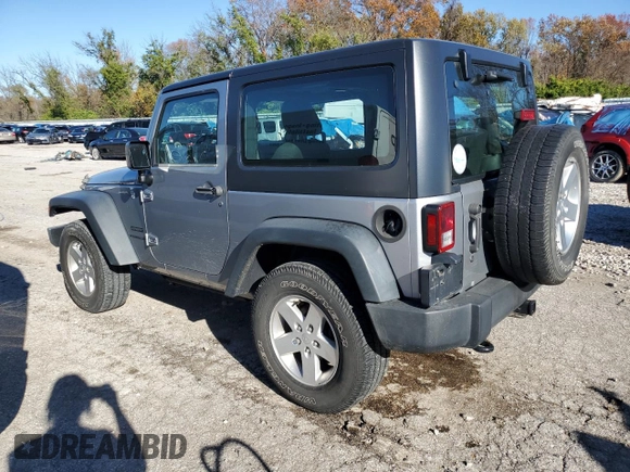 2015 Jeep Wrangler Sport with VIN 1C4AJWAG8FL540932, listed as a Copart auction lot 81637864 with 65,183 mi miles and Clean title. Bid and sale history available at DreamBid. Image 2.