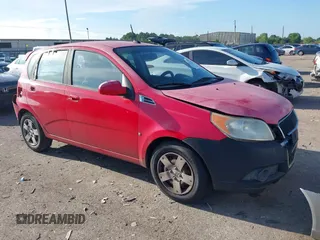 2009 Chevrolet Aveo 1LT with VIN KL1TD66E49B628093, listed as a IAAI auction lot 42574721 with 186,095 mi miles and . Bid and sale history available at DreamBid. Image 1.