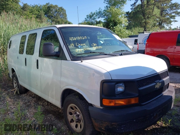 2014 Chevrolet Express Cargo с VIN 1GCSGAFX6E1123365, выставлен на аукционе IAAI как лот 42610325 с пробегом 181 111 миль миль и . История ставок и продаж доступна на DreamBid. Изображение 1.
