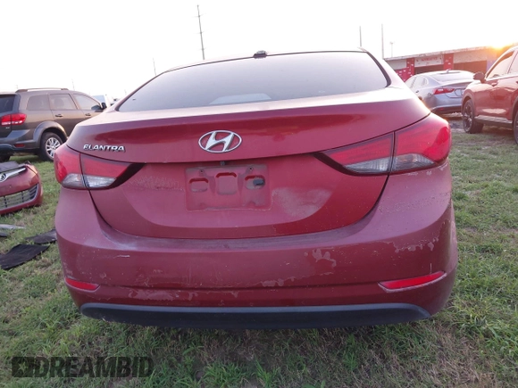 2016 Hyundai Elantra SE with VIN 5NPDH4AE2GH751769, listed as a IAAI auction lot 41928612 with 125,820 mi miles. Bid and sale history available at carsss.com. Image 17.