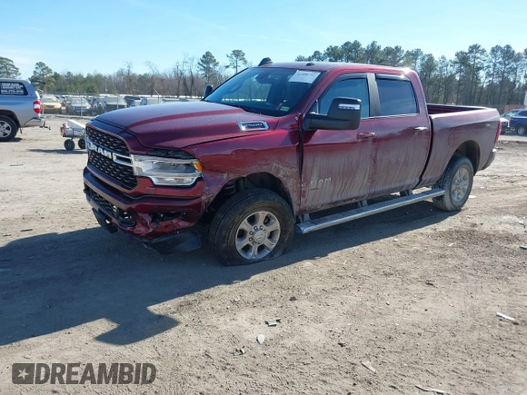 2024 Ram 2500 Big Horn with VIN 3C6UR5DJ2RG335705, listed as a IAAI auction lot 41400752 with 6,335 mi miles. Bid and sale history available at carsss.com. Image 17.