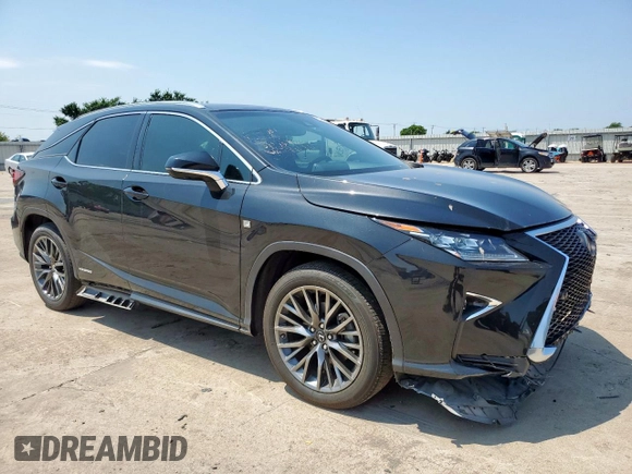 2018 Lexus RX 450h with VIN 2T2BGMCA9JC020914, listed as a Copart auction lot 59050835 with 45,566 mi miles and Salvage title. Bid and sale history available at DreamBid. Image 4.