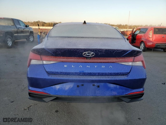 2023 Hyundai Elantra SEL with VIN KMHLS4AGXPU559807, listed as a Copart auction lot 42482265 with 15,648 mi miles and Salvage Title. Bid and sale history available at carsss.com. Image 6.