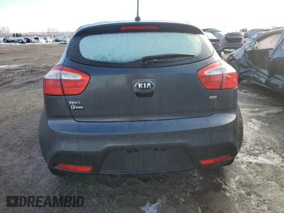 2015 Kia Rio LX with VIN KNADM5A34F6715913, listed as a Copart auction lot 46053935 with 113,123 mi miles and Clean Title. Bid and sale history available at carsss.com. Image 6.