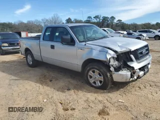 2005 Ford F-150 STX with VIN 1FTRX12W75NB68657, listed as a Copart auction lot 47725095 with 201,357 mi miles and Salvage title. Bid and sale history available at DreamBid. Image 4.
