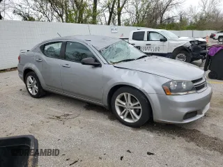 2014 Dodge Avenger SE with VIN 1C3CDZAB4EN173234, listed as a Copart auction lot 52251535 with 44,820 mi miles and Salvage Title. Bid and sale history available at carsss.com. Image 4.