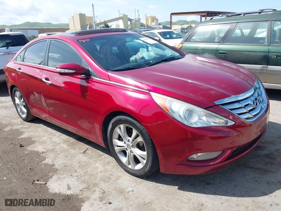 2011 Hyundai Sonata Ltd with VIN 5NPEC4AC7BH190415, listed as a IAAI auction lot 41933037 with 146,513 mi miles. Bid and sale history available at carsss.com. Image 1.