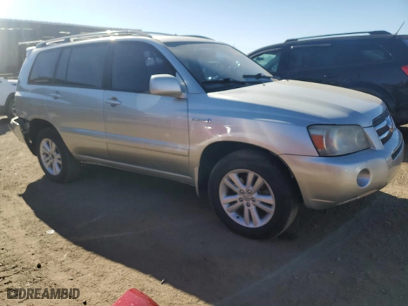 2006 Toyota Highlander Hybrid with VIN JTEEW21A460019050, listed as a Copart auction lot 49583945 with 145,646 mi miles and Salvage Title. Bid and sale history available at carsss.com. Image 4.