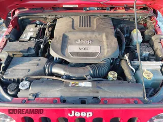 2014 Jeep Wrangler Sport with VIN 1C4AJWAG9EL295931, listed as a IAAI auction lot 41362815 with 104,881 mi miles and . Bid and sale history available at carsss.com. Image 10.