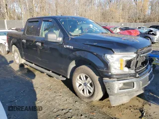 2018 Ford F-150 XL with VIN 1FTEW1C58JFC55219, listed as a Copart auction lot 84671284 with 106,179 mi miles and Salvage Title. Bid and sale history available at carsss.com. Image 4.