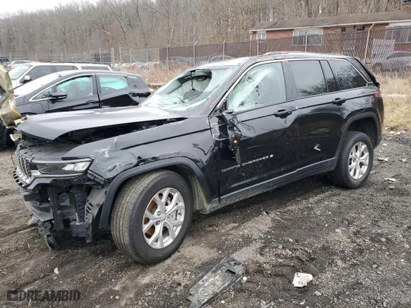2023 Jeep Grand Cherokee Limited with VIN 1C4RJHBG6PC523674, listed as a Copart auction lot 43542945 with 0 mi miles and Non Repairable. Bid and sale history available at carsss.com. Image 1.