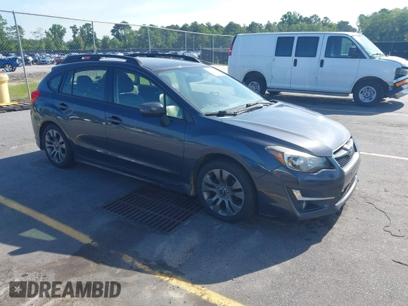 2015 Subaru Impreza Special Sports Limited с VIN JF1GPAW64F8202092, выставлен на аукционе IAAI как лот 42509735 с пробегом 126 366 миль миль и . История ставок и продаж доступна на DreamBid. Изображение 1.