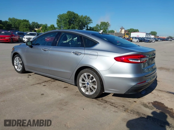 2020 Ford Fusion SE with VIN 3FA6P0LU4LR219672, listed as a IAAI auction lot 42331193 with 60,500 mi miles and . Bid and sale history available at DreamBid. Image 3.