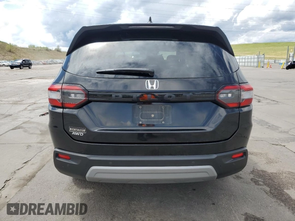 2023 Honda Pilot EX-L z VIN 5FNYG1H47PB033195, wystawiony jako Copart lot #55359975 z przebiegiem Nie podano mil oraz Szkoda całkowita • Salvage title. Historia ofert i sprzedaży dostępna na DreamBid. Obrazek 6.