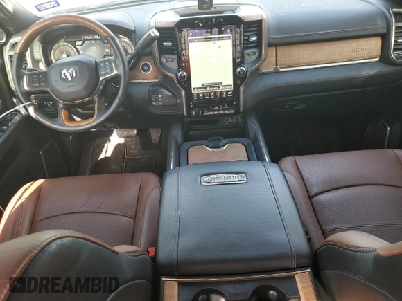 2020 Ram 3500 Longhorn with VIN 3C63RRKL4LG296520, listed as a Copart auction lot 72386394 with 47,975 mi miles and Salvage Title. Bid and sale history available at carsss.com. Image 8.