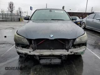 2008 BMW 5 Series 550i with VIN WBANW53548CT49453, listed as a Copart auction lot 45350325 with 117,593 mi miles and Salvage Title. Bid and sale history available at carsss.com. Image 5.