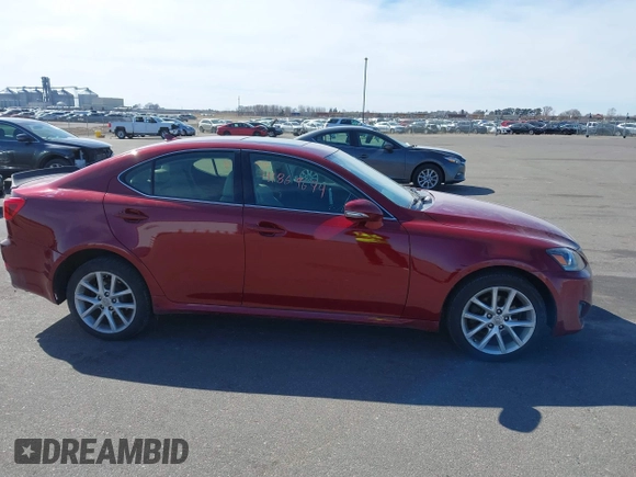 2013 Lexus IS 250 with VIN JTHCF5C23D5063834, listed as a IAAI auction lot 41869694 with 74,660 mi miles and . Bid and sale history available at DreamBid. Image 13.