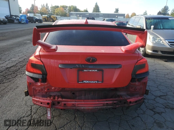 2018 Subaru WRX Premium with VIN JF1VA1B67J9831394, listed as a Copart auction lot 76661554 with 50,627 mi miles and Salvage Title. Bid and sale history available at carsss.com. Image 6.