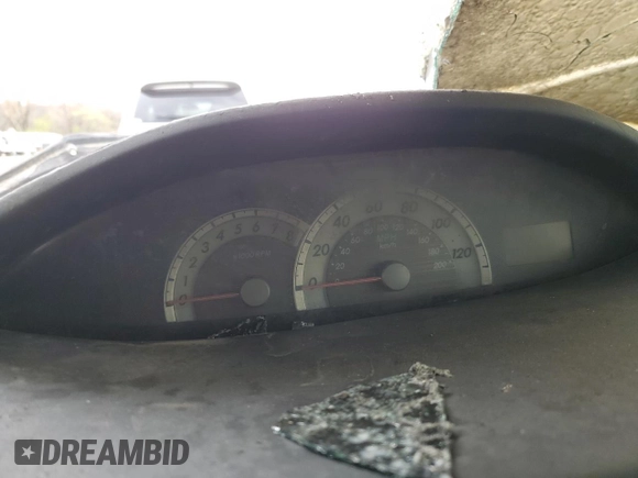 2008 Toyota Yaris with VIN JTDBT923881193337, listed as a Copart auction lot 51837635 with 0 mi miles and Salvage Title. Bid and sale history available at carsss.com. Image 9.