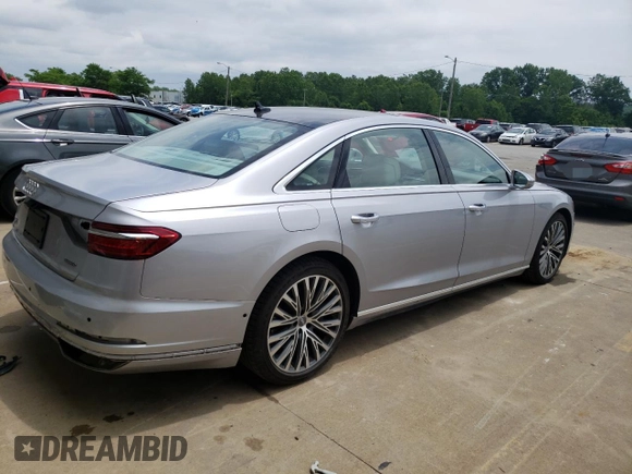 2019 Audi A8 с VIN WAU8DAF83KN010955, выставлен на аукционе Copart как лот 59734495 с пробегом 30 479 миль миль и Списание • Salvage title. История ставок и продаж доступна на DreamBid. Изображение 3.