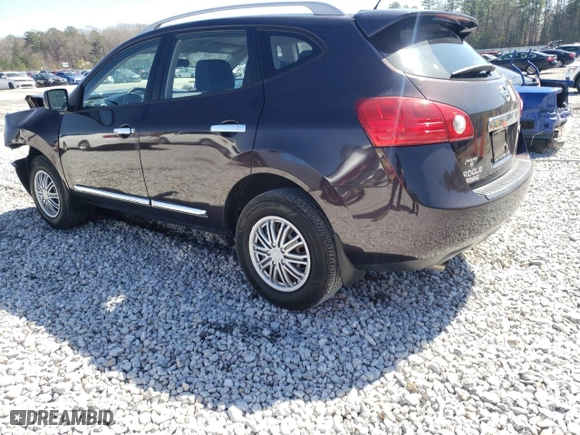 2014 Nissan Rogue Select S with VIN JN8AS5MT9EW101305, listed as a Copart auction lot 48861215 with 181,195 mi miles and Salvage Title. Bid and sale history available at carsss.com. Image 2.