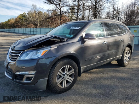 2017 Chevrolet Traverse LT with VIN 1GNKVGKD1HJ297358, listed as a Copart auction lot 48249735 with 99,047 mi miles and Salvage Title. Bid and sale history available at DreamBid. Image 1.