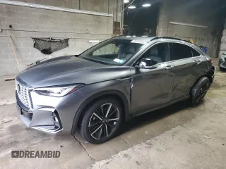 2024 Infiniti QX55 Sensory with VIN 3PCAJ5LR2RF108742, listed as a Copart auction lot 85058984 with 1,495 mi miles and Salvage Title. Bid and sale history available at DreamBid. Image 1.