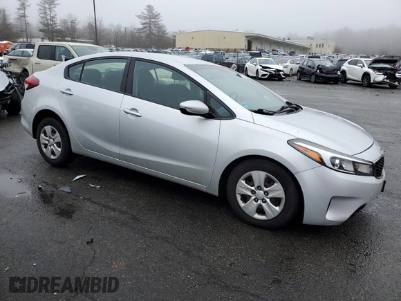 2017 Kia Forte LX with VIN 3KPFK4A79HE129820, listed as a Copart auction lot 47933855 with 88,254 mi miles and Salvage Title. Bid and sale history available at carsss.com. Image 4.