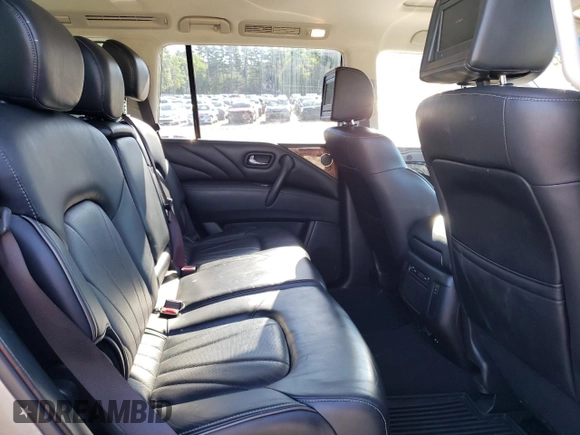 2017 Infiniti QX80 with VIN JN8AZ2NC3H9432070, listed as a Copart auction lot 60469744 with 52,173 mi miles and Salvage Title. Bid and sale history available at carsss.com. Image 11.
