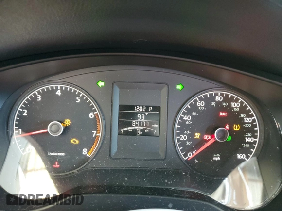 2012 Volkswagen Jetta Sedan S w/Sunroof with VIN 3VW2K7AJ0CM335924, listed as a Copart auction lot 55758302 with 84,177 mi miles and Salvage Title. Bid and sale history available at carsss.com. Image 8.
