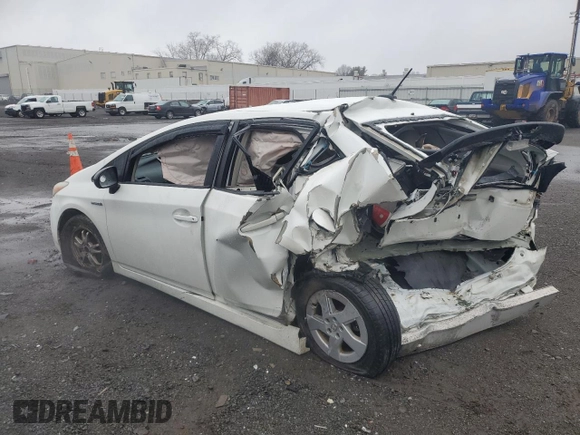 2010 Toyota Prius II with VIN JTDKN3DU3A0201952, listed as a Copart auction lot 51593005 with 0 mi miles and Salvage Title. Bid and sale history available at carsss.com. Image 2.