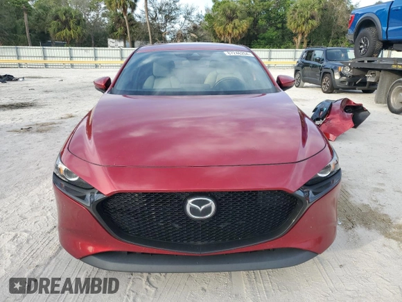2019 Mazda 3 Preferred with VIN JM1BPAMM2K1141639, listed as a Copart auction lot 87246204 with 105,868 mi miles and Non repairable. Bid and sale history available at DreamBid. Image 5.